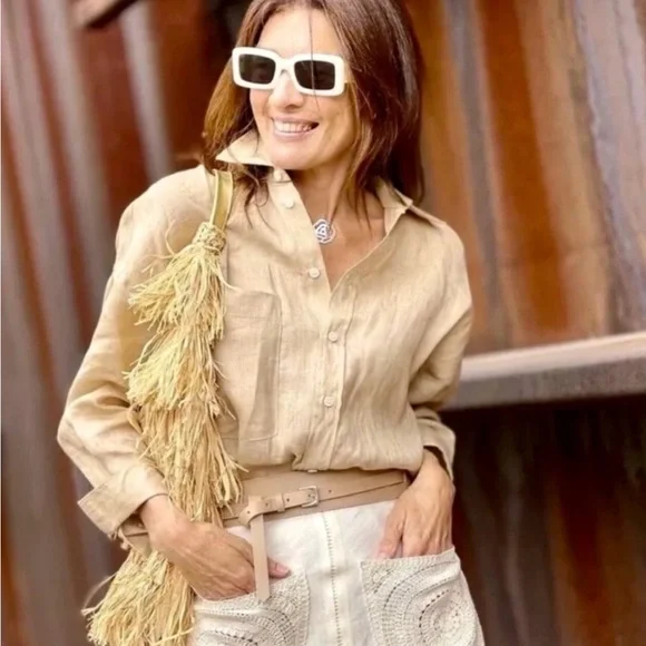 Zara Skirt With Crochet Pockets - Picture 9 of 12